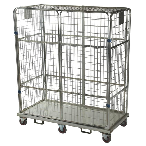 Four Sided Boltable Automotive Roll Cage Pallet with Lid