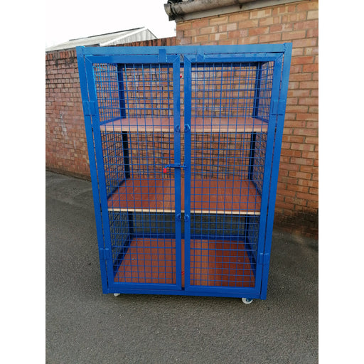 Two Door Adjustable Shelf Parcel Cage