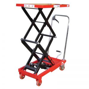 Double Manual Scissor Lift Table 150KG