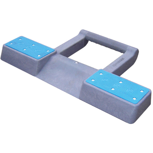 pallet truck wheel chock top