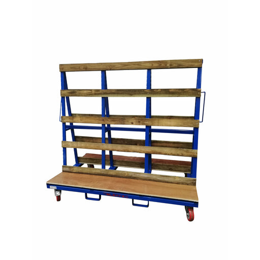 Large Mobile Glass A-Frame Trolley