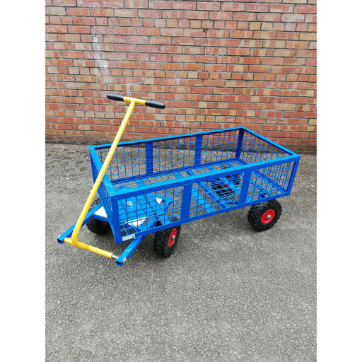 Garden platform truck side view