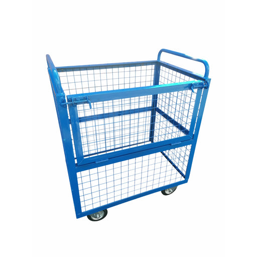 Mesh Box Truck Parcel Cage with Drop Down Gate