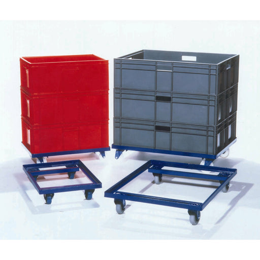 Single Tote Crate Dolly Trolley