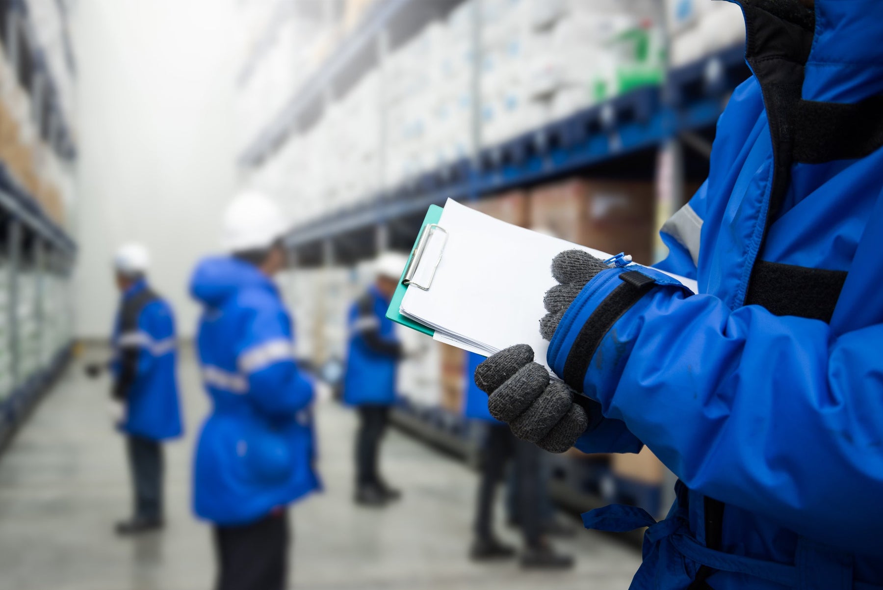 The risks cold weather can have for warehouse and manual workers