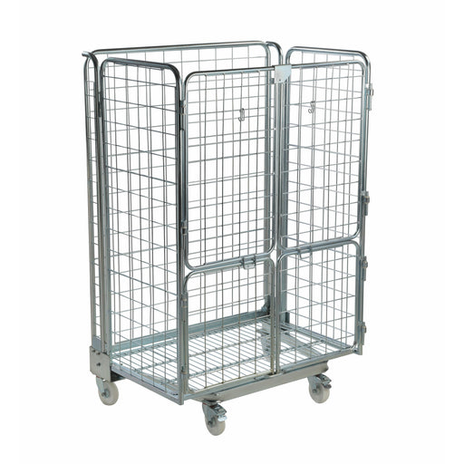 Four Sided Mesh Infill Jumbo Roll Cage Pallet