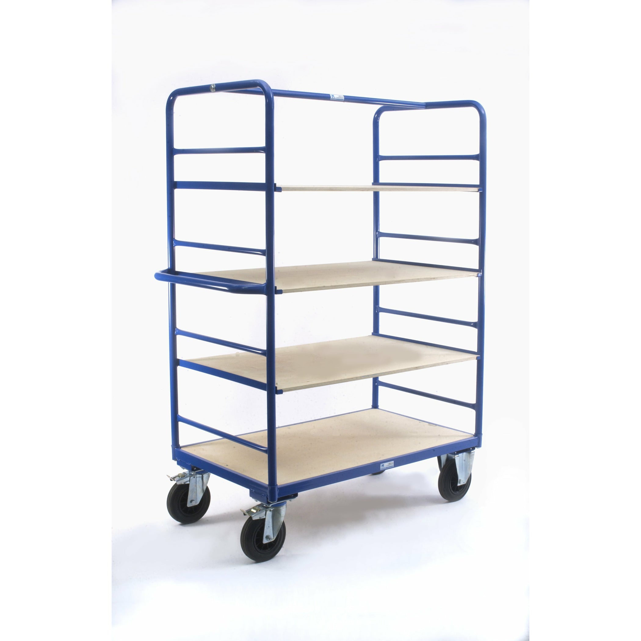 Mobile Shelf Trolley Bluetrolley Mobile Shelf Trolley Bluetrolley