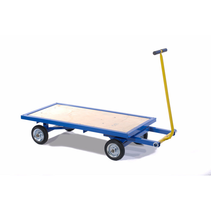 Small Turntable Platform Truck Solid Wheels