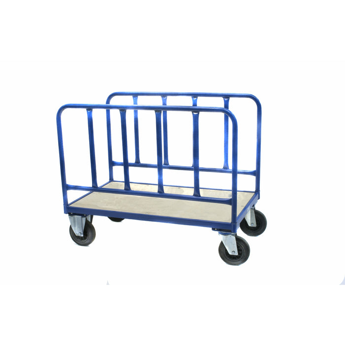 Flatbed trolley with sides