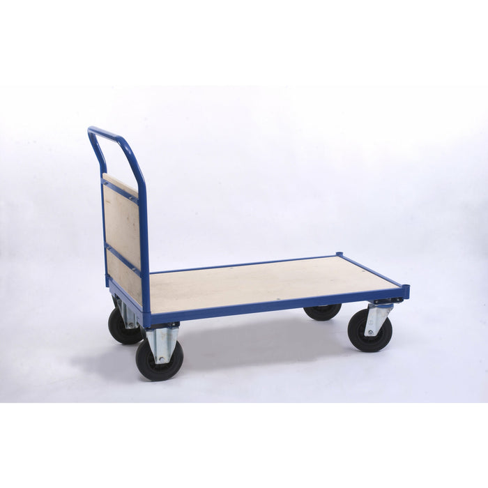 Flatbed Trolley with Wooden End