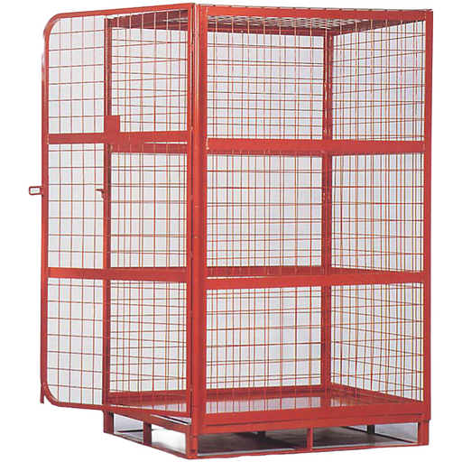 Heavy Duty Full Security Four Sided Forkliftable Parcel Cage
