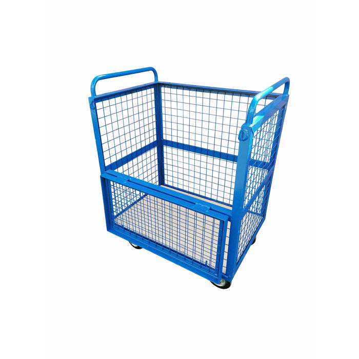 Mesh Box Truck Parcel Cage with Drop Down Gate