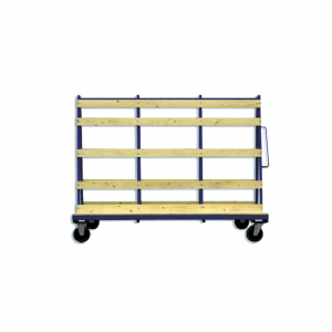 Large Mobile Glass A-Frame Trolley
