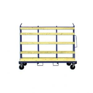 Large Liftable Mobile Glass A-Frame Trolley