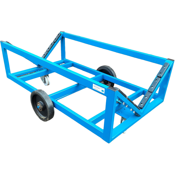 Propelled Bogey 1000kg Long Pipe Bogey | Industrial Trolleys — Bluetrolley.com