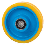 Polyurethane Tyre, Cast Iron Centre | 100 - 125mm Wheel