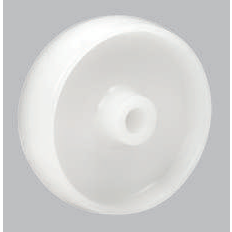 White Polypropylene Wheel | 75 - 125mm Wheel