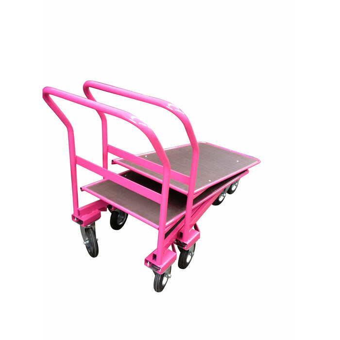 Cash and Carry Trolley In Pink - No Basket